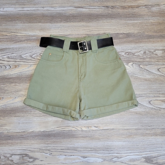 Vintage shorts Juniors green - Picture 8 of 8